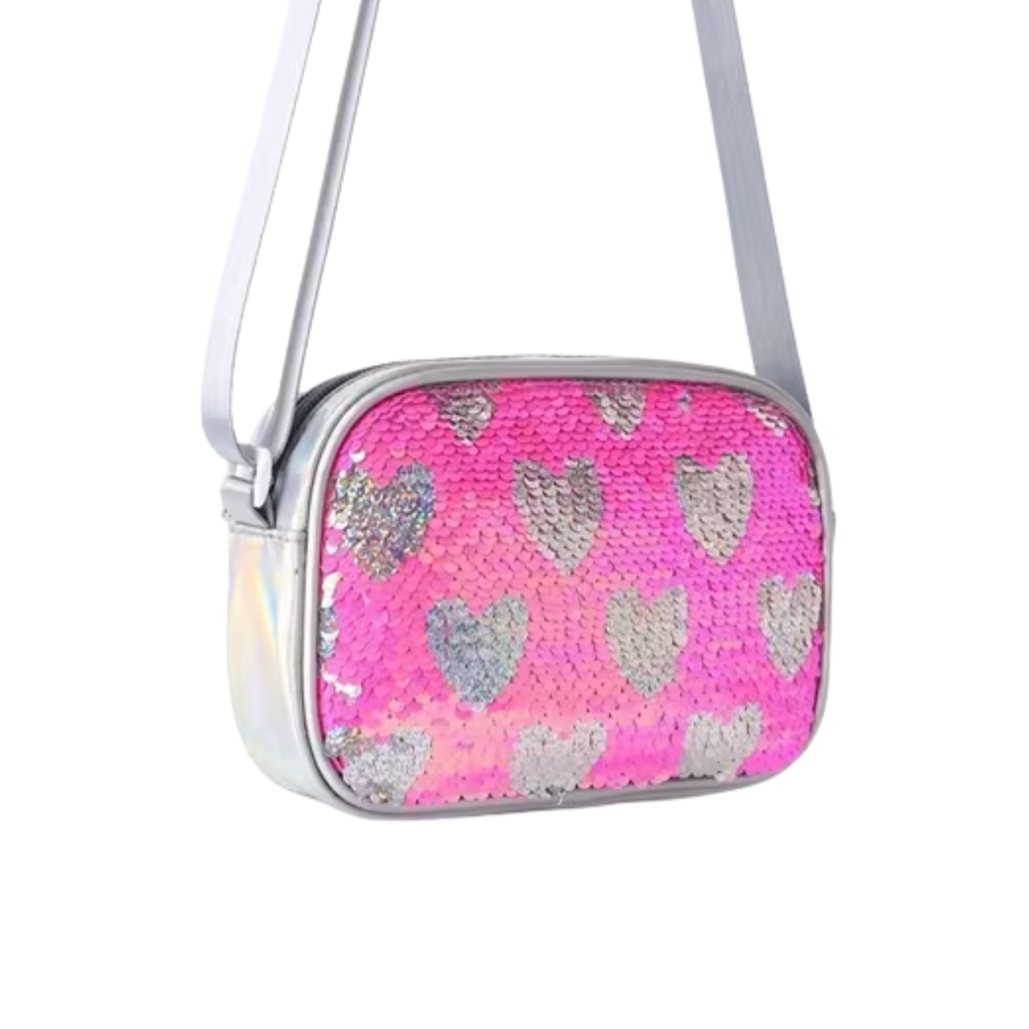 Sequin Heart Purse