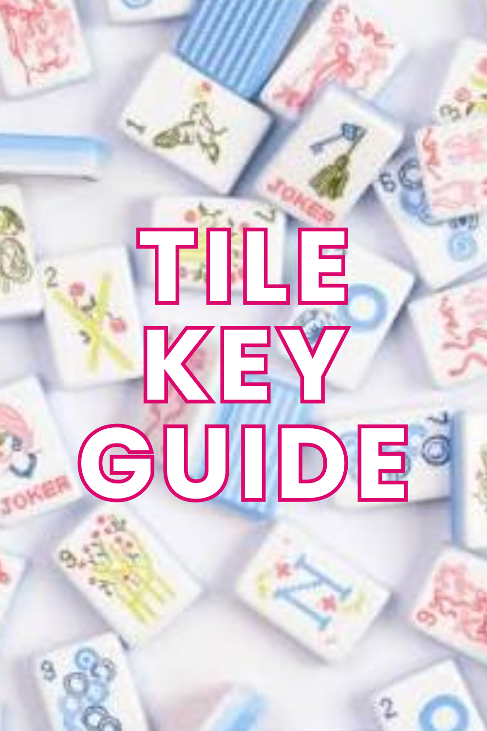 Grandmillenial Mahjong Tile Key Printable PDF