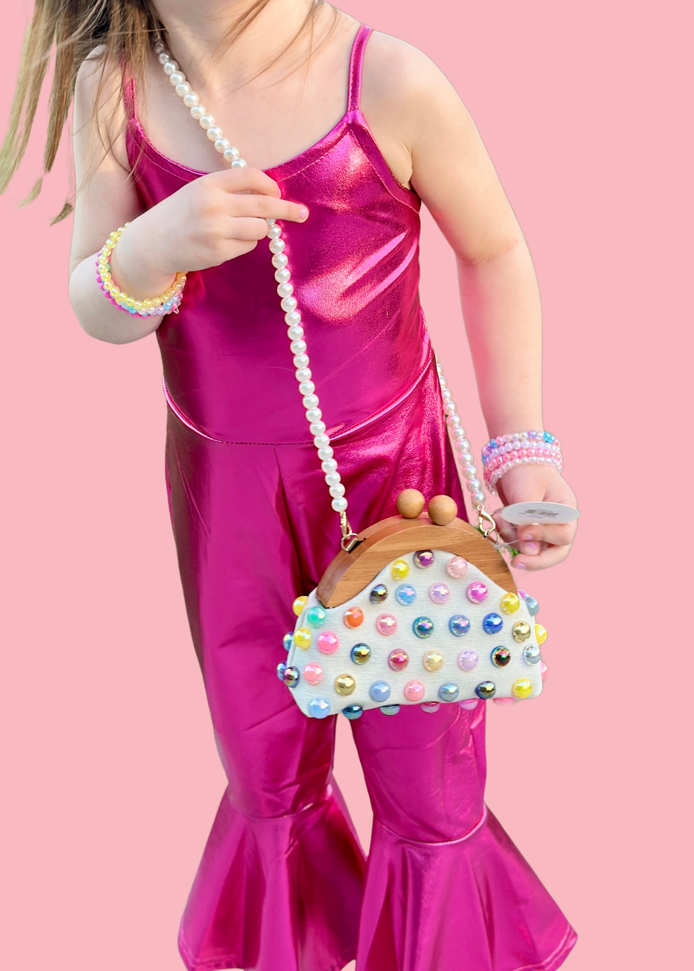 White Gumdrop Purse