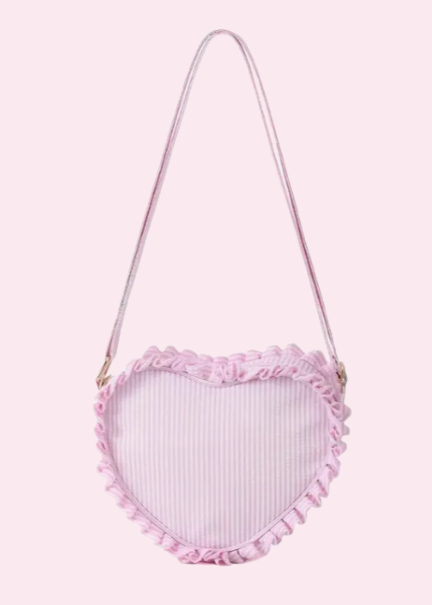 Pink Picnic Heart Purse