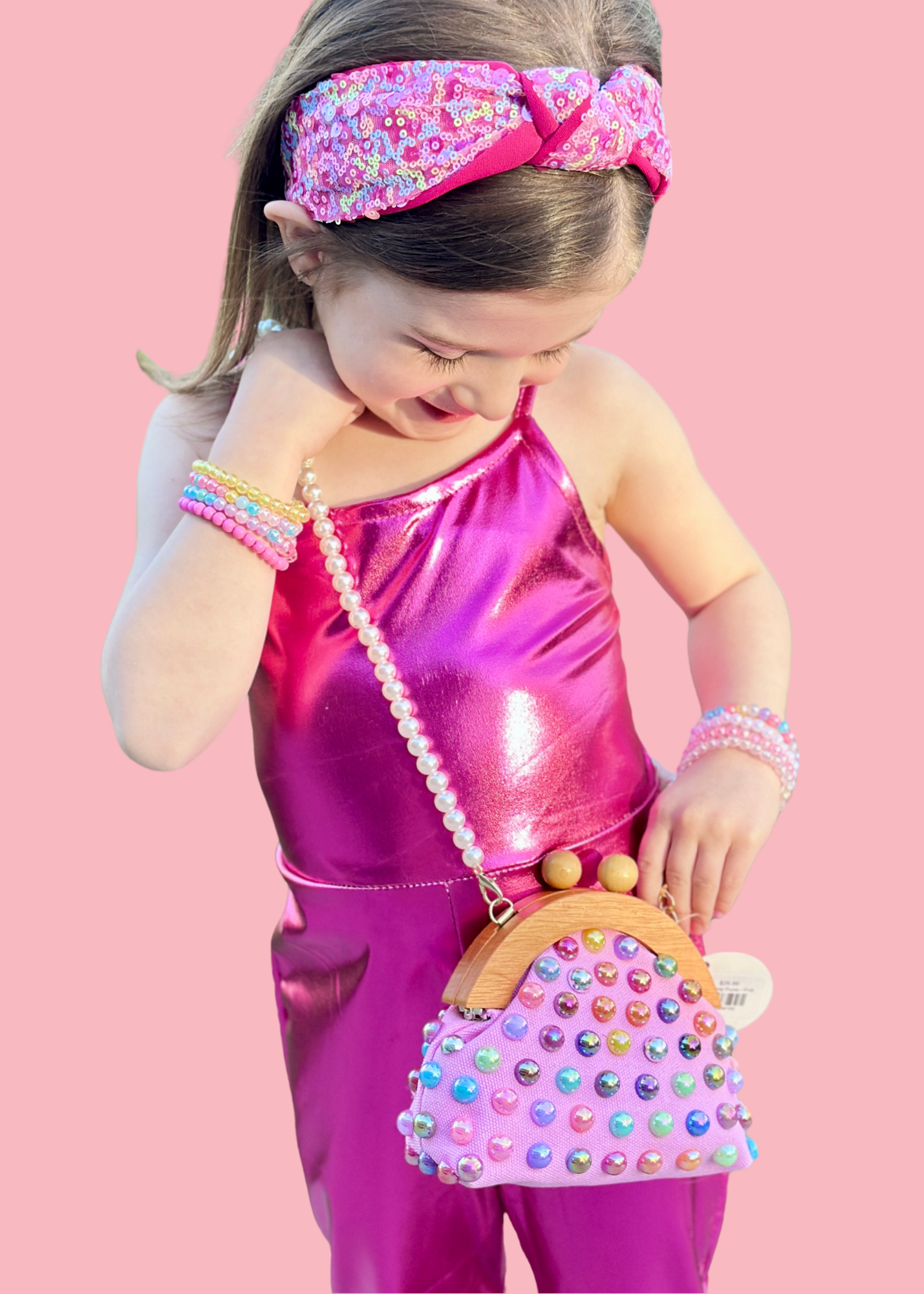 Pink Gumdrop Purse