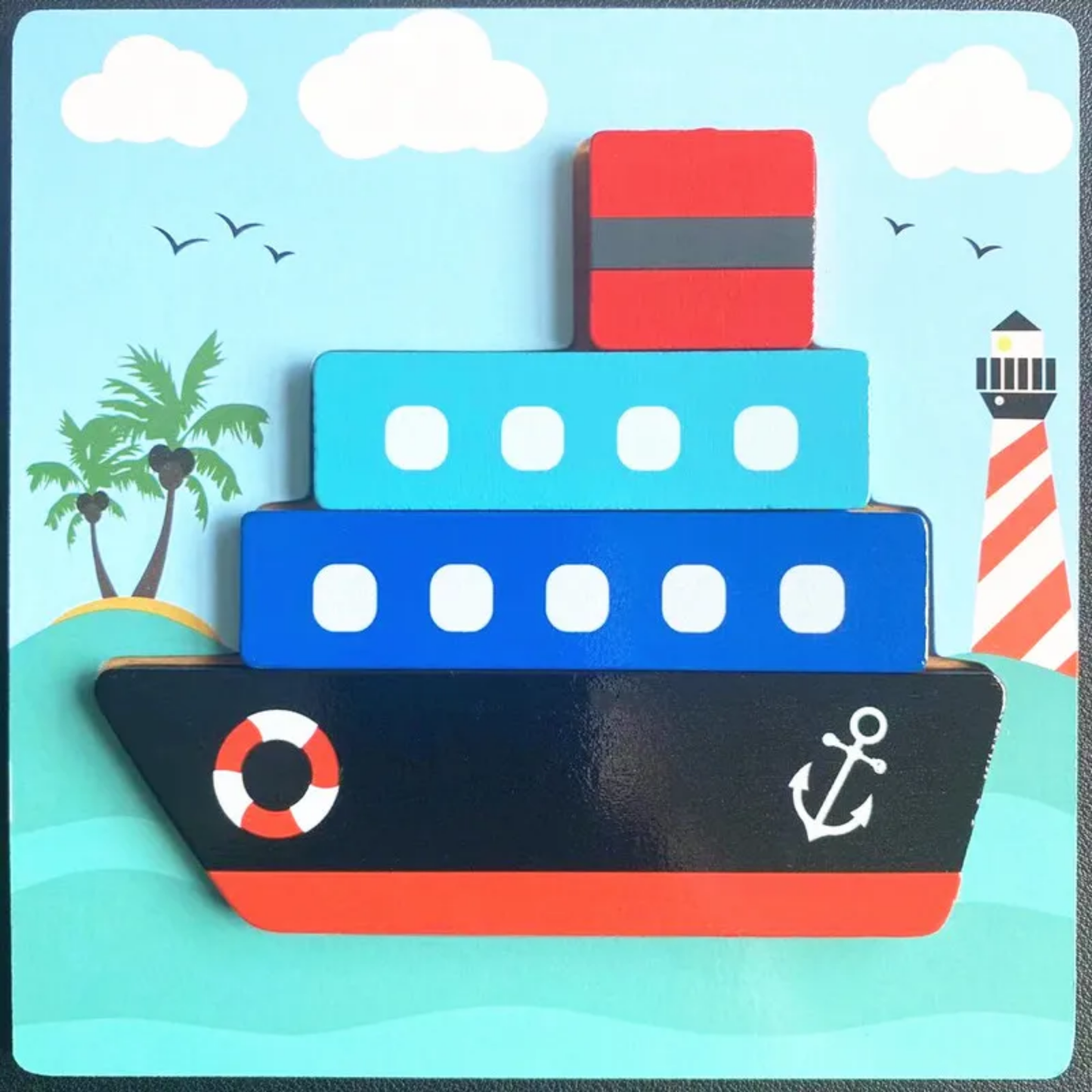 Rompecabezas de barco