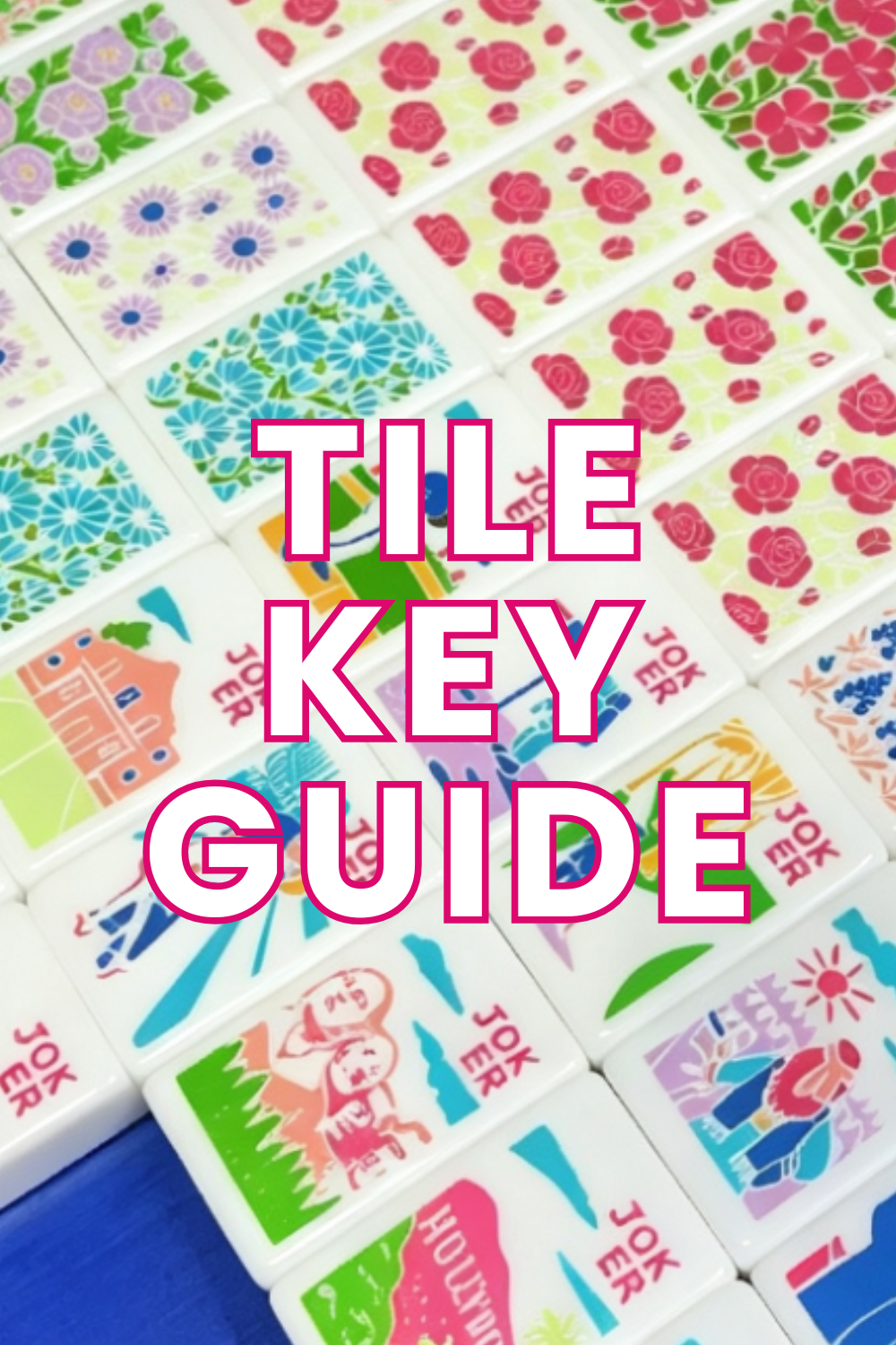 USA Mahjong Tile Key Printable PDF