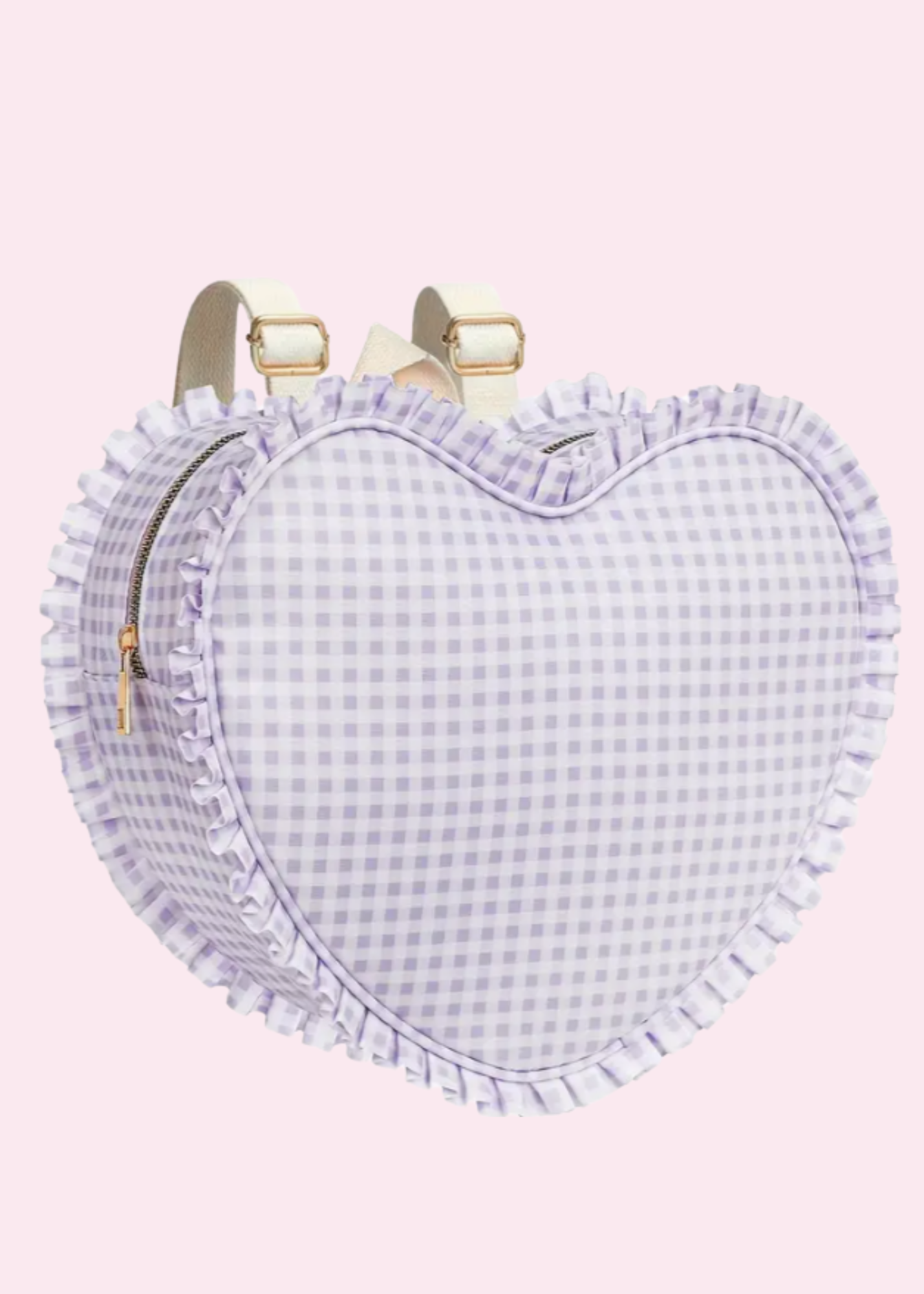 Purple Picnic Heart Backpack