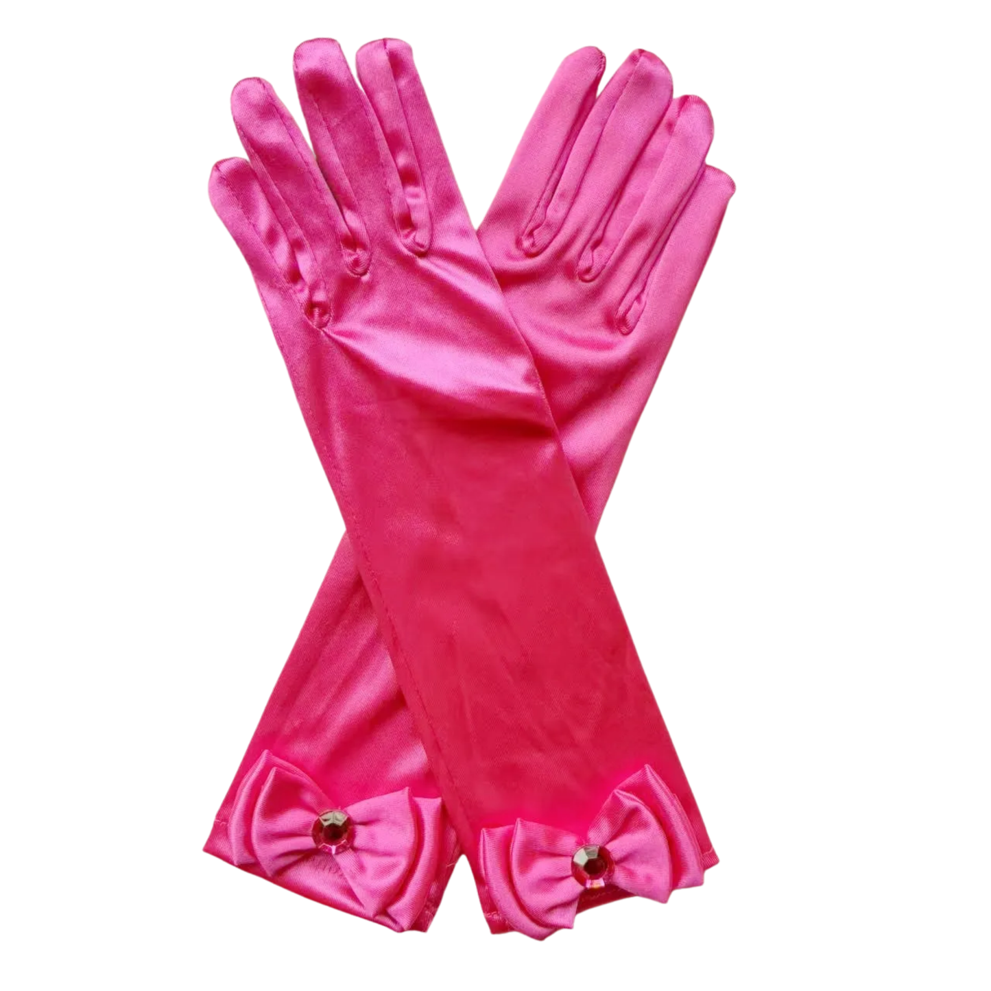 Hot Pink Princess Gloves