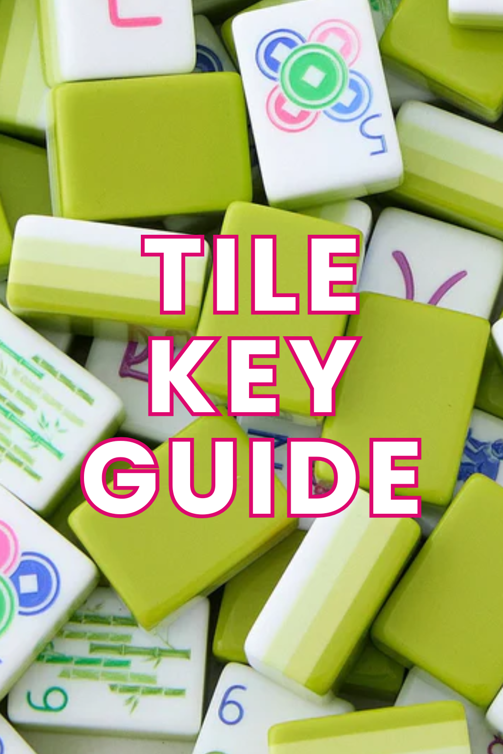 Lemon Lime Mahjong Tile Key Printable PDF