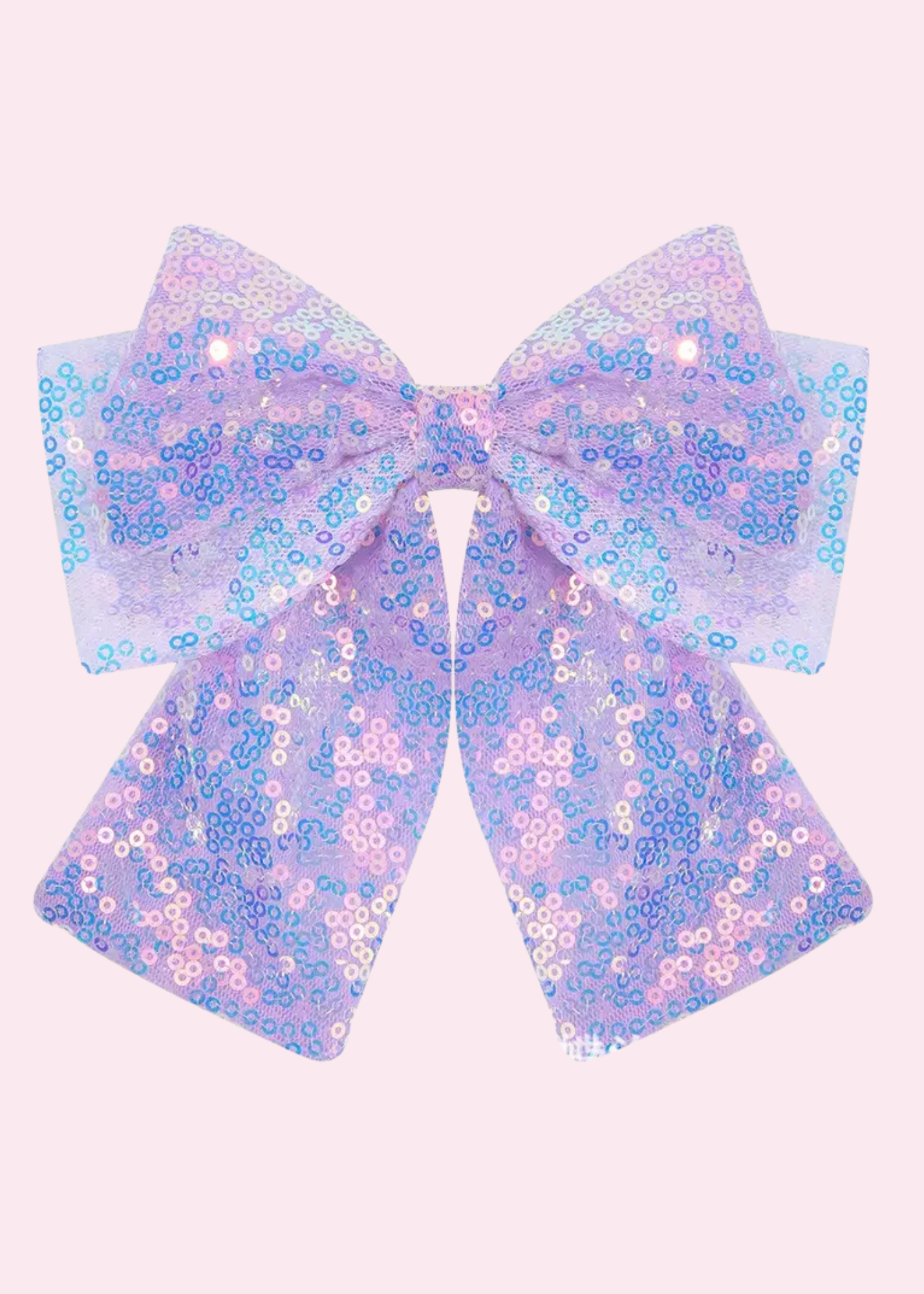 Purple Glitter Bow