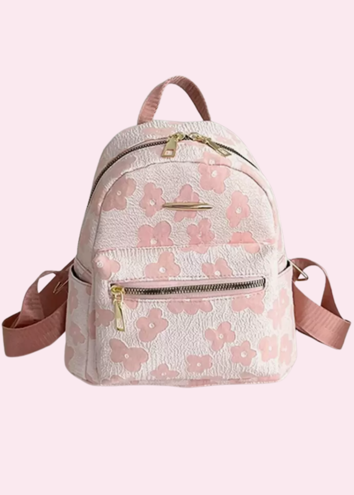 Blush Floral Mini Backpack