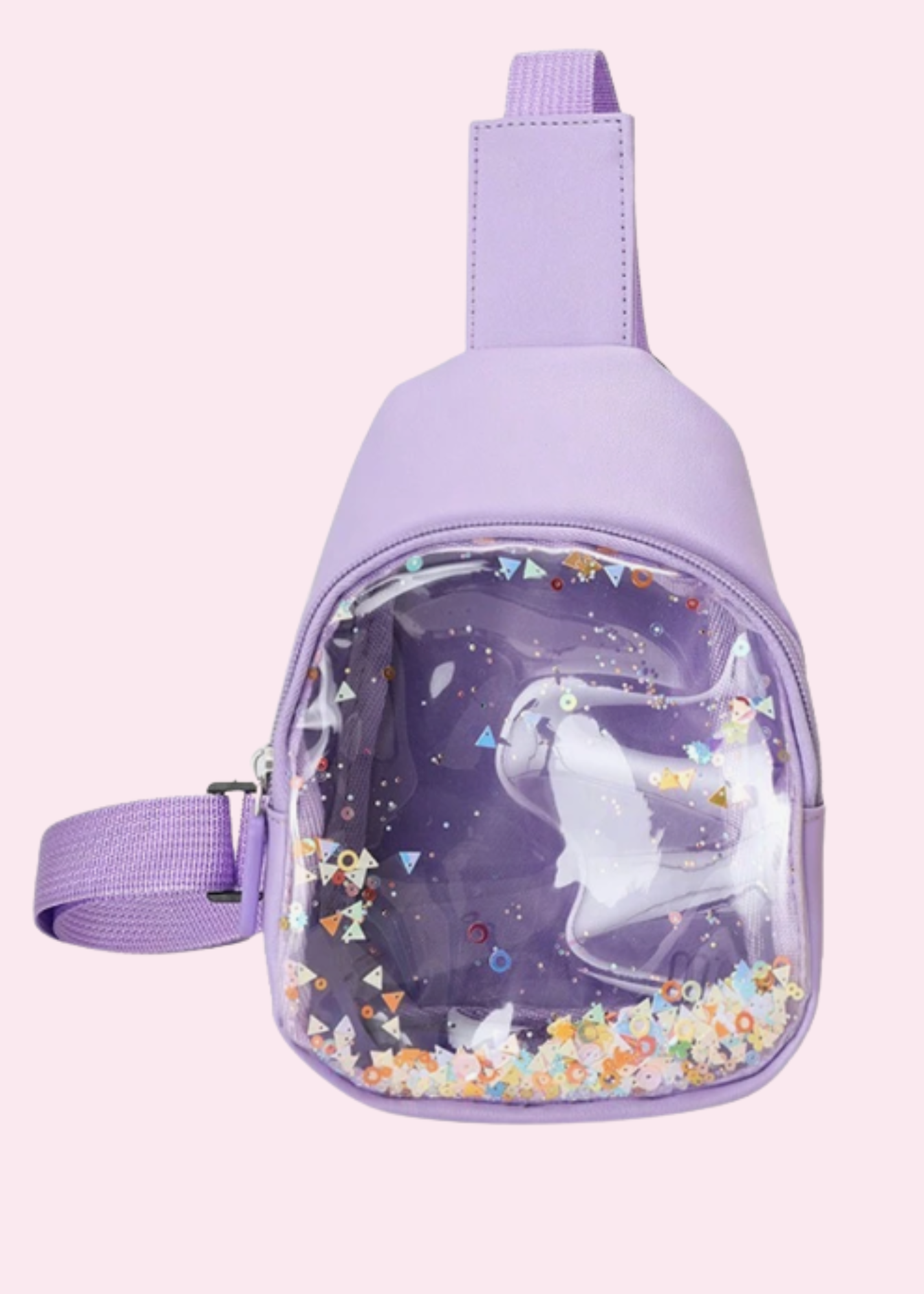 Purple Confetti Sling Bag