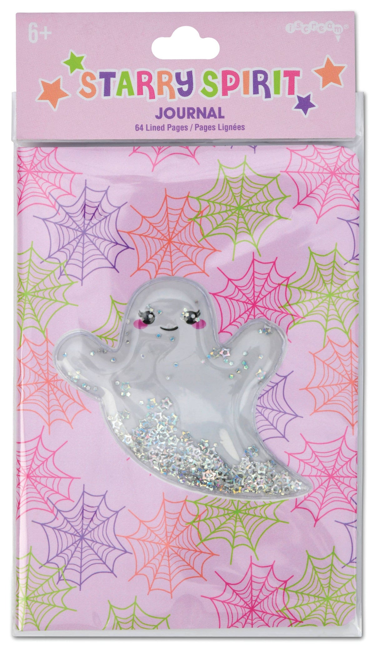 Glitter Ghost Shakey Journal - Halloween