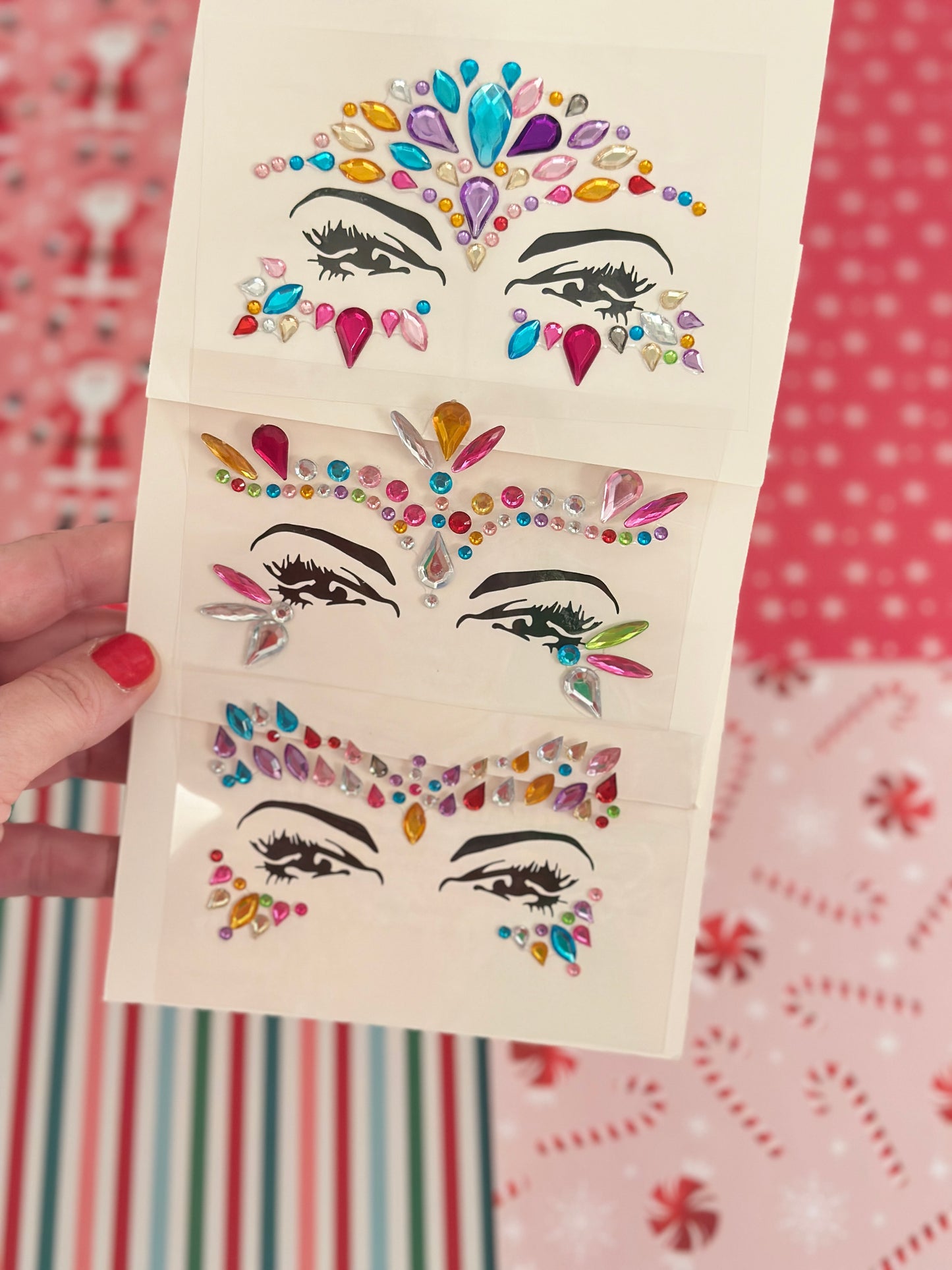 Rhinestone Tattoo Face Jewels
