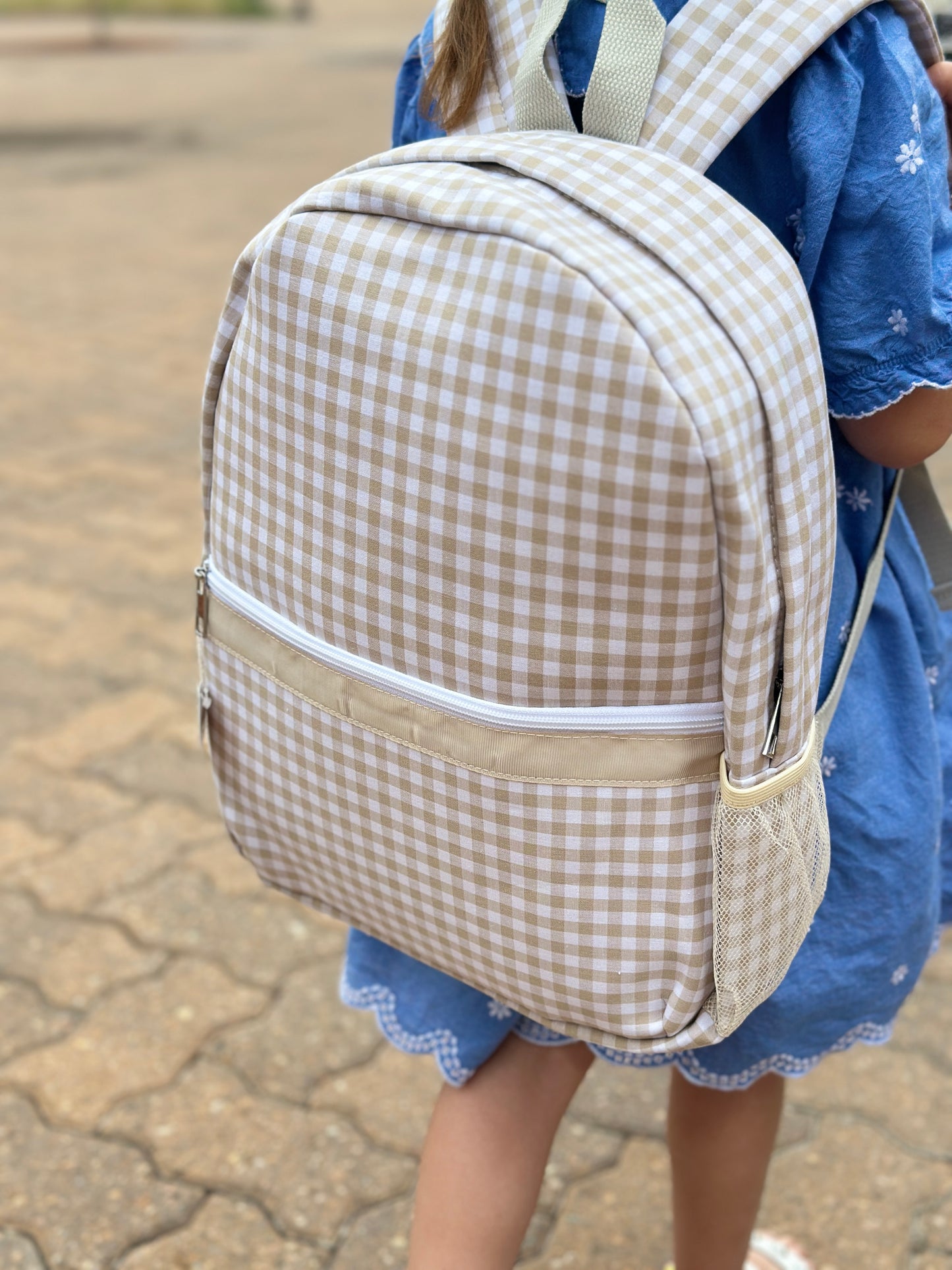 Beige Picnic Backpack