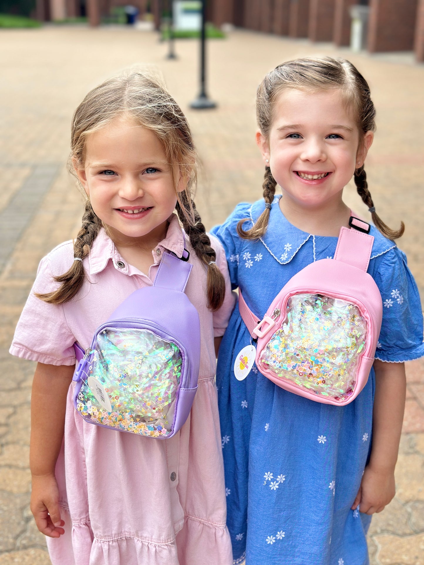 Pink Confetti Sling Bag