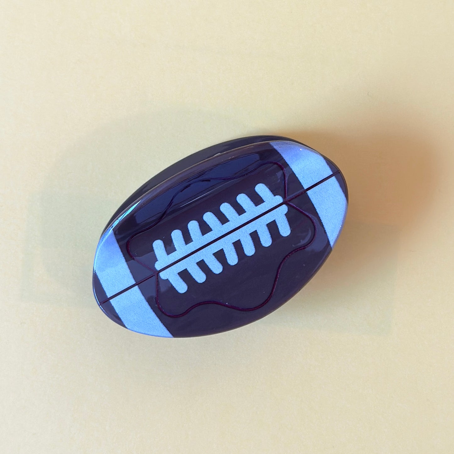 Mini Football Hair Clip