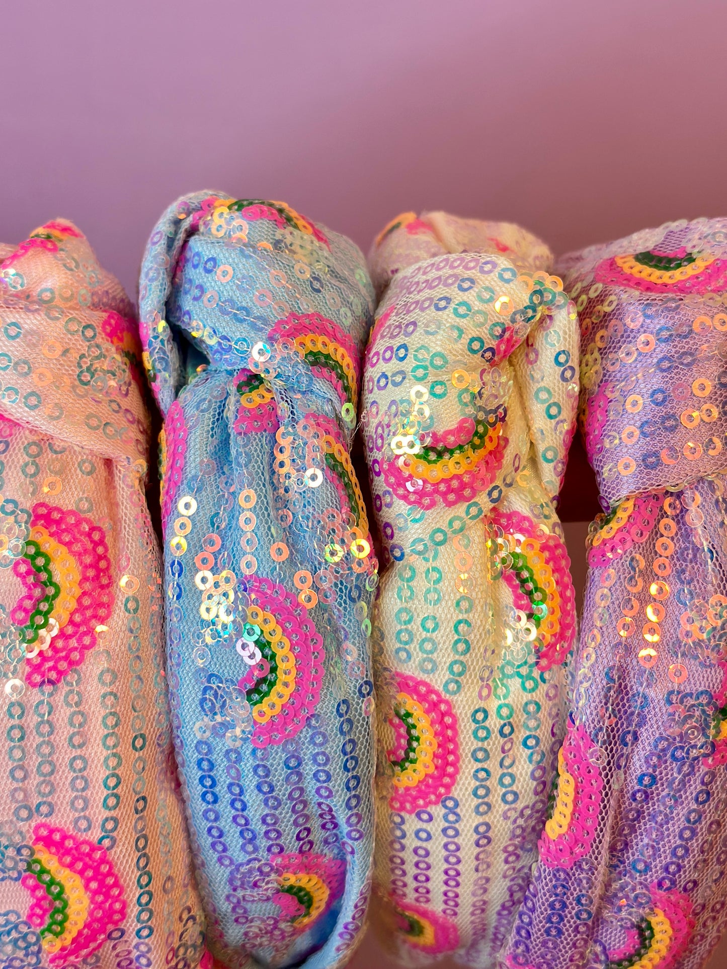 Rainbow Sequin Headband