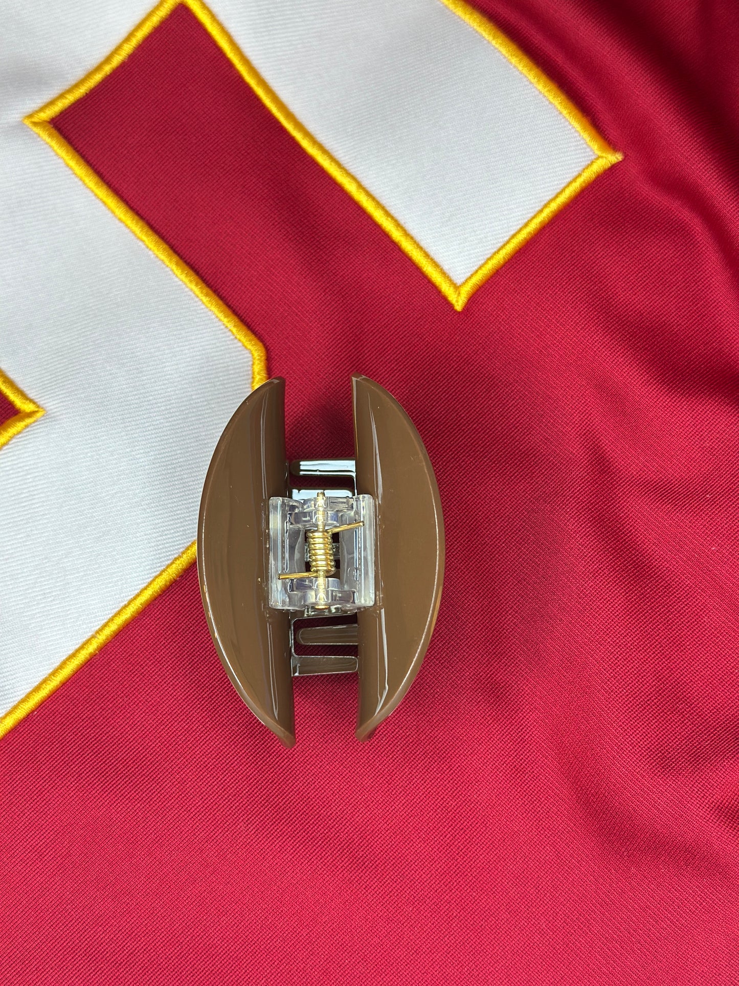 Mini Football Hair Clip