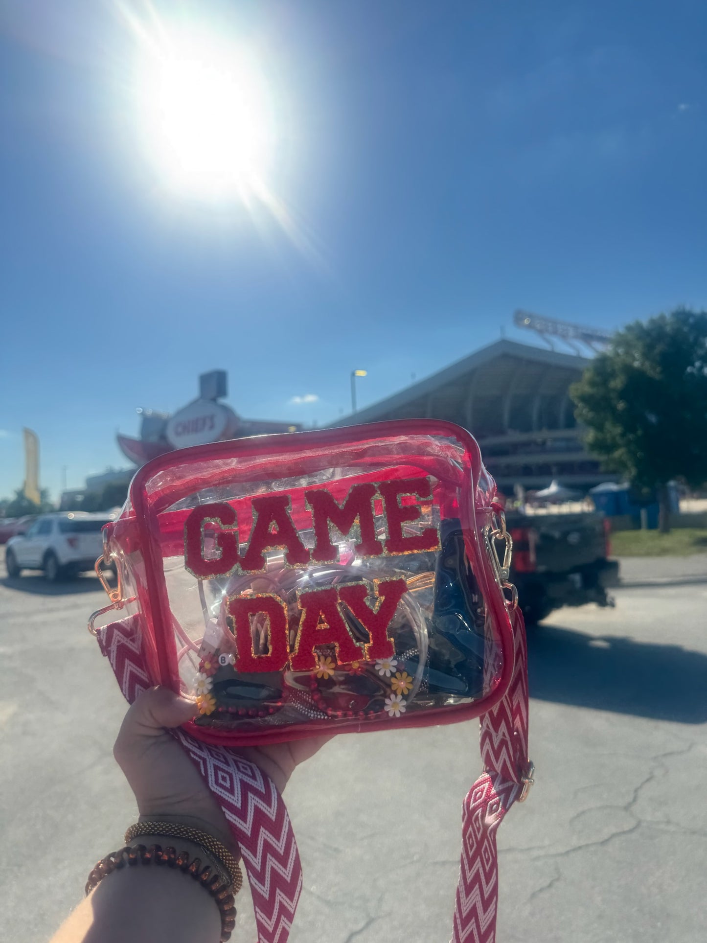 Red Game Day Stadium Bag