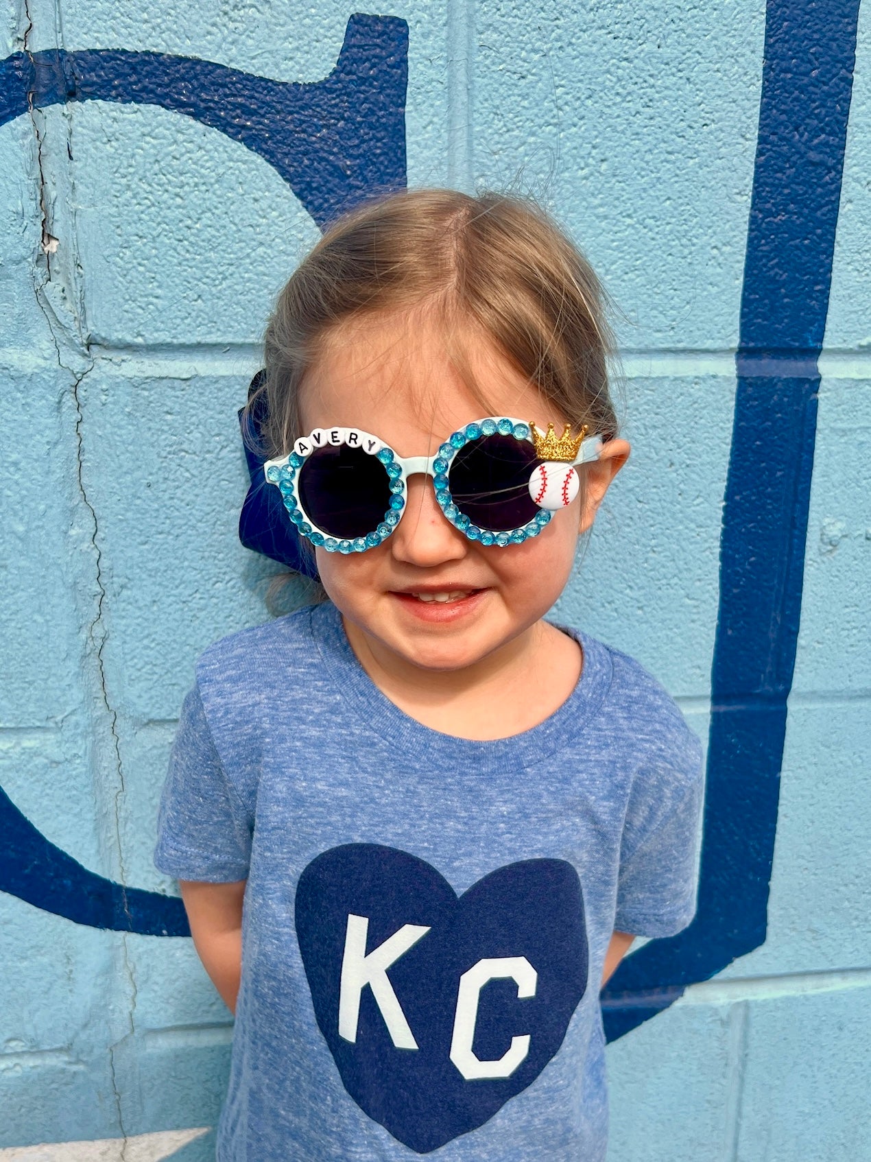 Kansas City Baseball - Personalized Girls