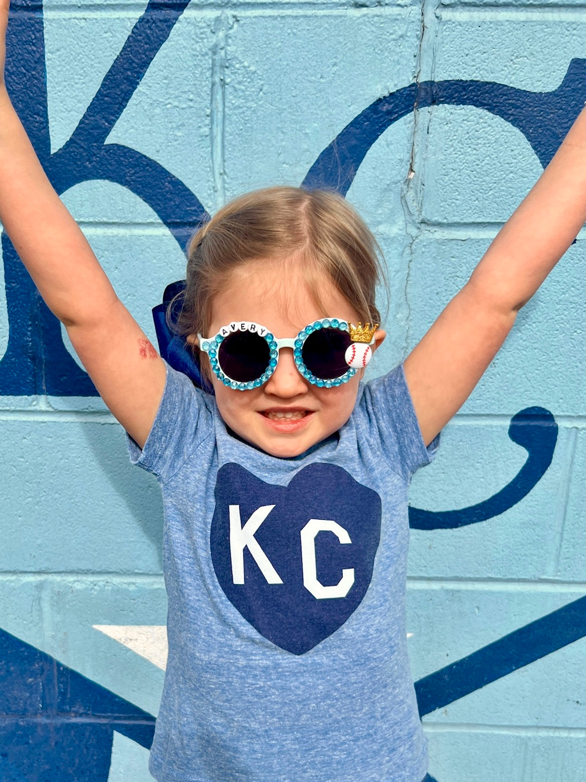Kansas City Baseball - Personalized Girls