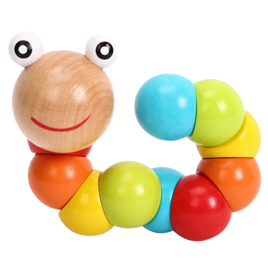 Gusano inquieto arcoíris