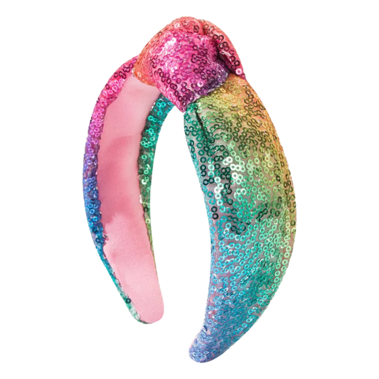 Rainbow Sequin Headband