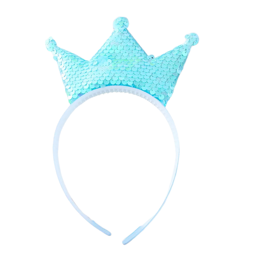 Blue Tiara Headband