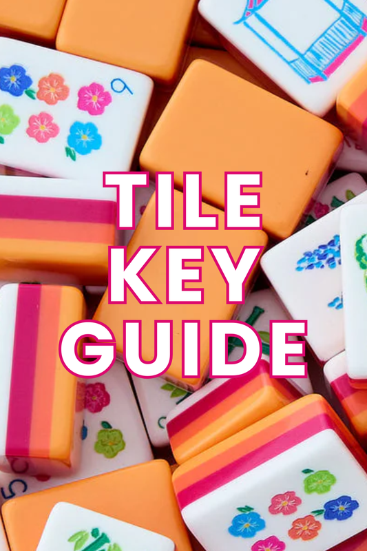 Orange Sun Mahjong Tile Key Printable PDF