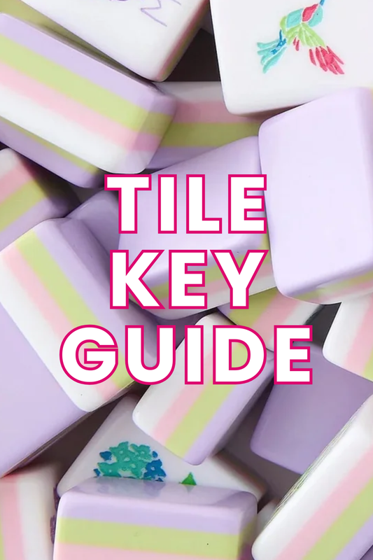 Purple Tay Mahjong Tile Key Printable PDF