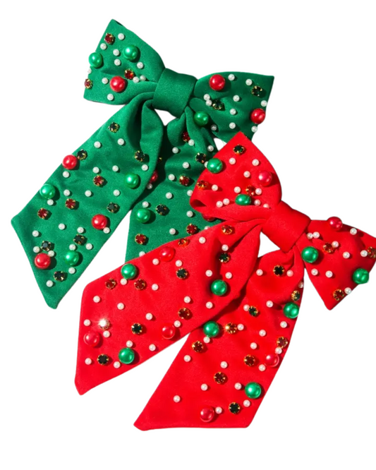 Festive Oversized Bow - PREORDER