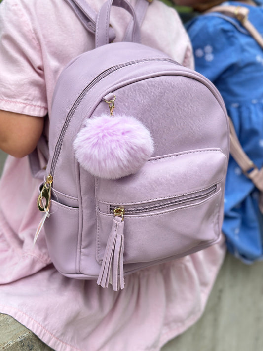 Lavendar Mini Backpack