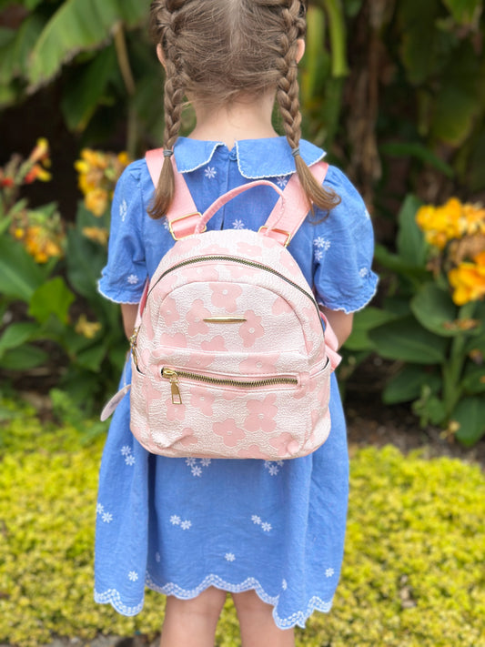 Blush Floral Mini Backpack