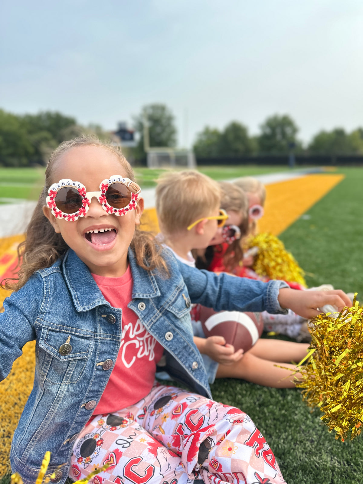 Kansas City Football - Red Bows