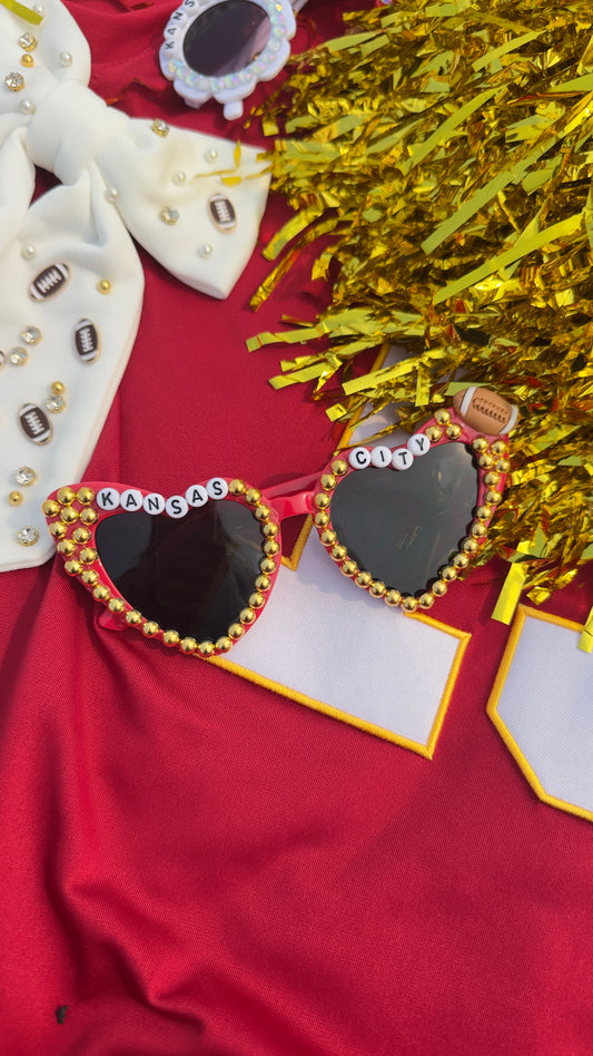 Kansas City Football - Large Red & Gold BEST SELLER