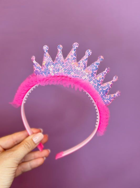 Pretty Pink Princess Headband