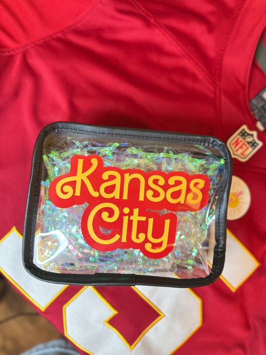 Red & Yellow Kansas City Clear Stadium Bag