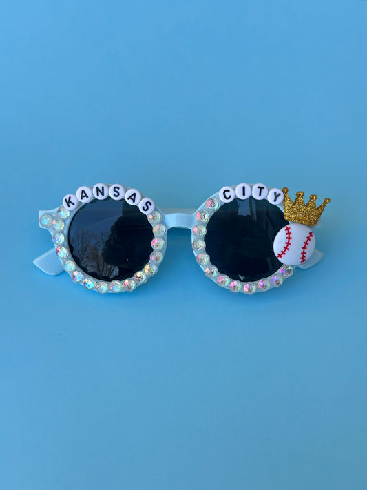 Kansas City Baseball - Girls Silver Sparkle