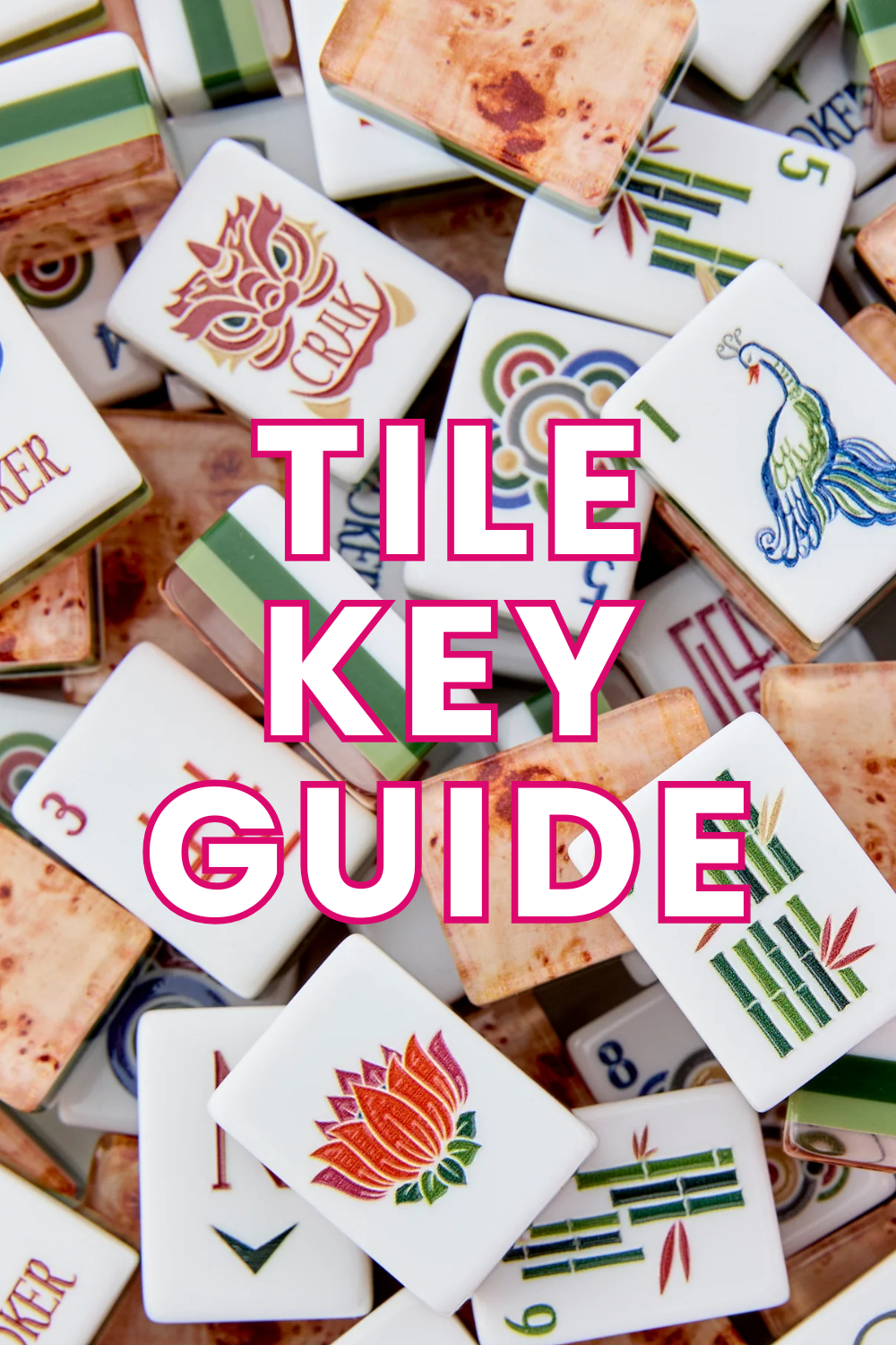 Legacy Burl Wood Mahjong Tile Key Printable PDF