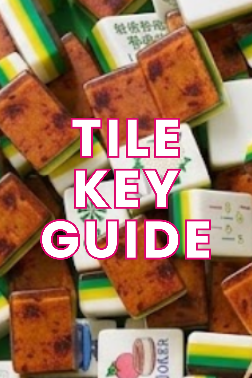 Golf Mahjong Tile Key Printable PDF