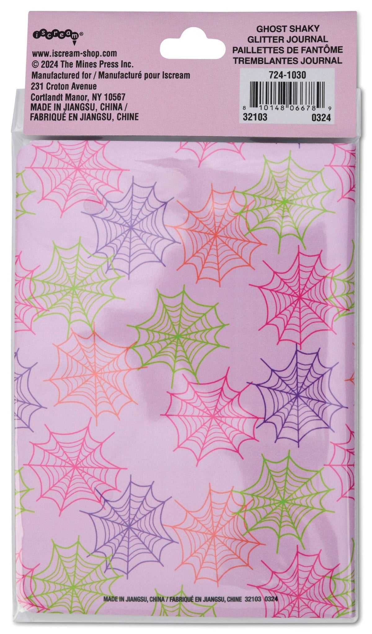 Glitter Ghost Shakey Journal - Halloween