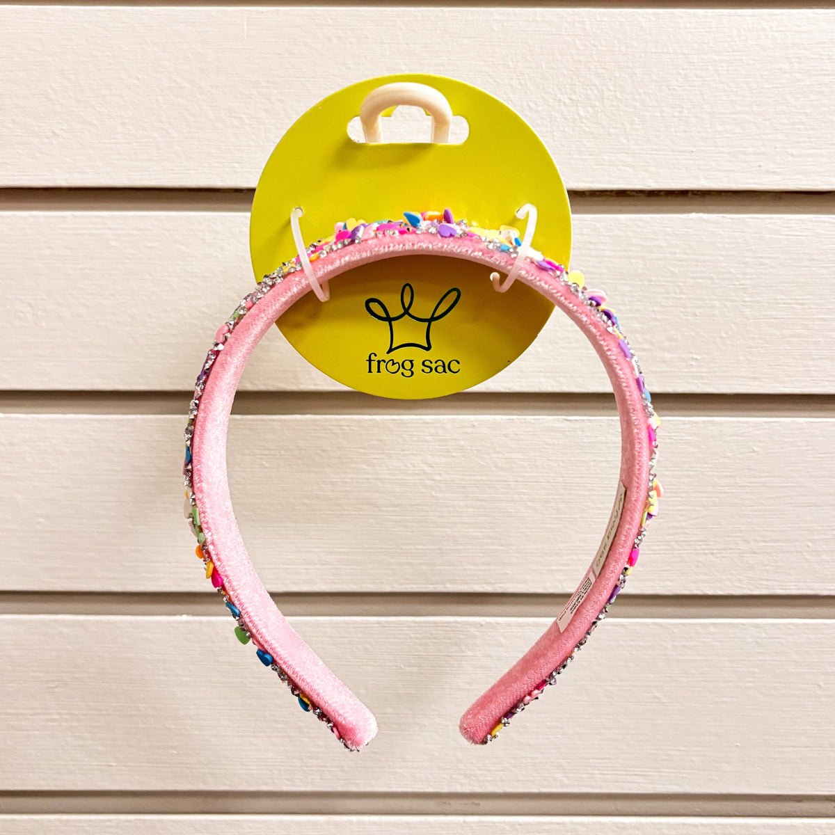 Candy Heart Headband - Confetti Hair Band: Rainbow