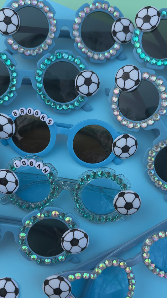 Goal Getter Handbeaded Soccer Sunnies
